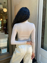 Load image into Gallery viewer, Zuna Mesh Turtleneck in Nude
