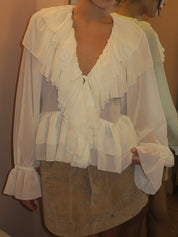 Soraya Top in Eggshell