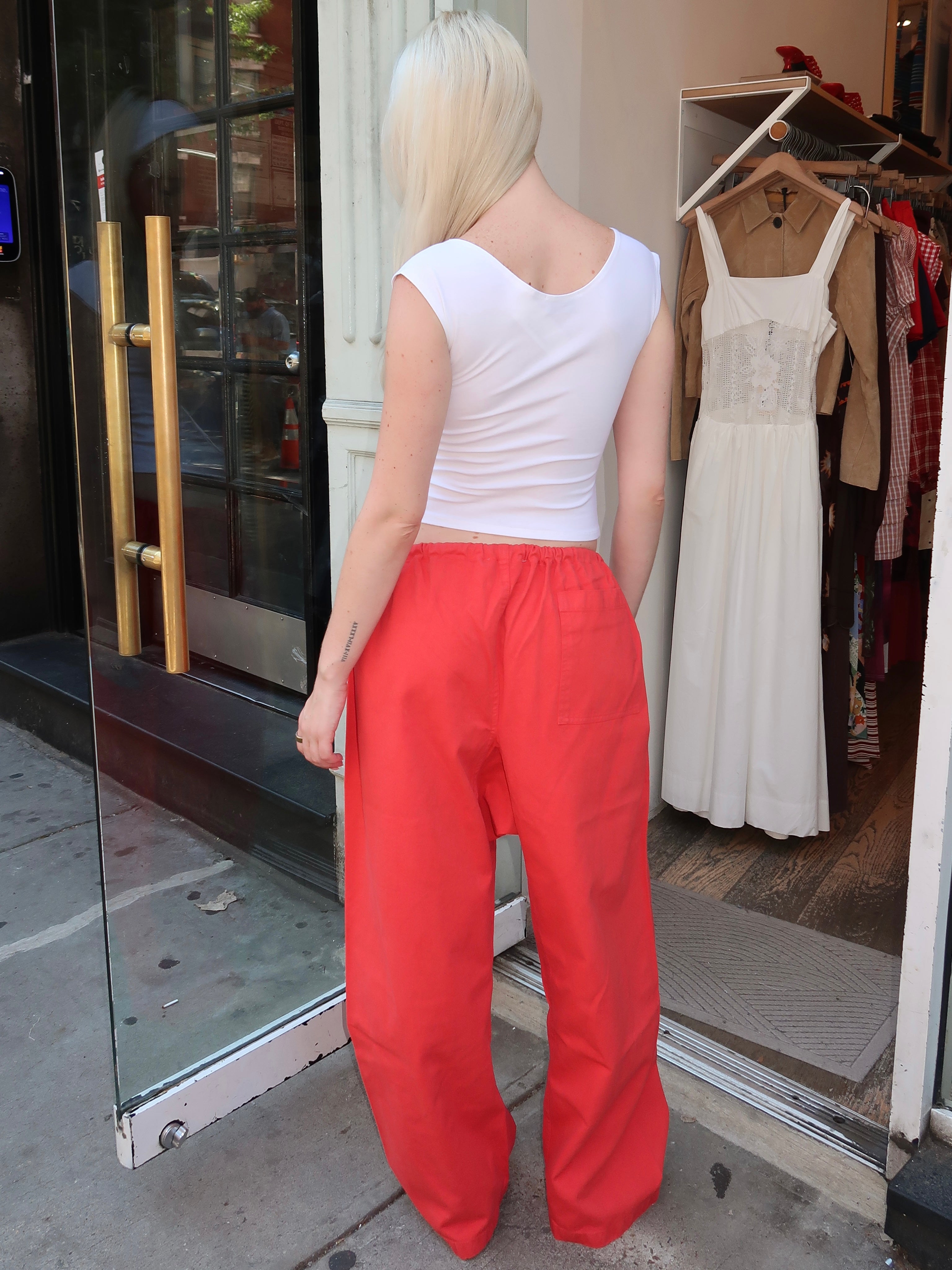 Lou Pant in Tomate