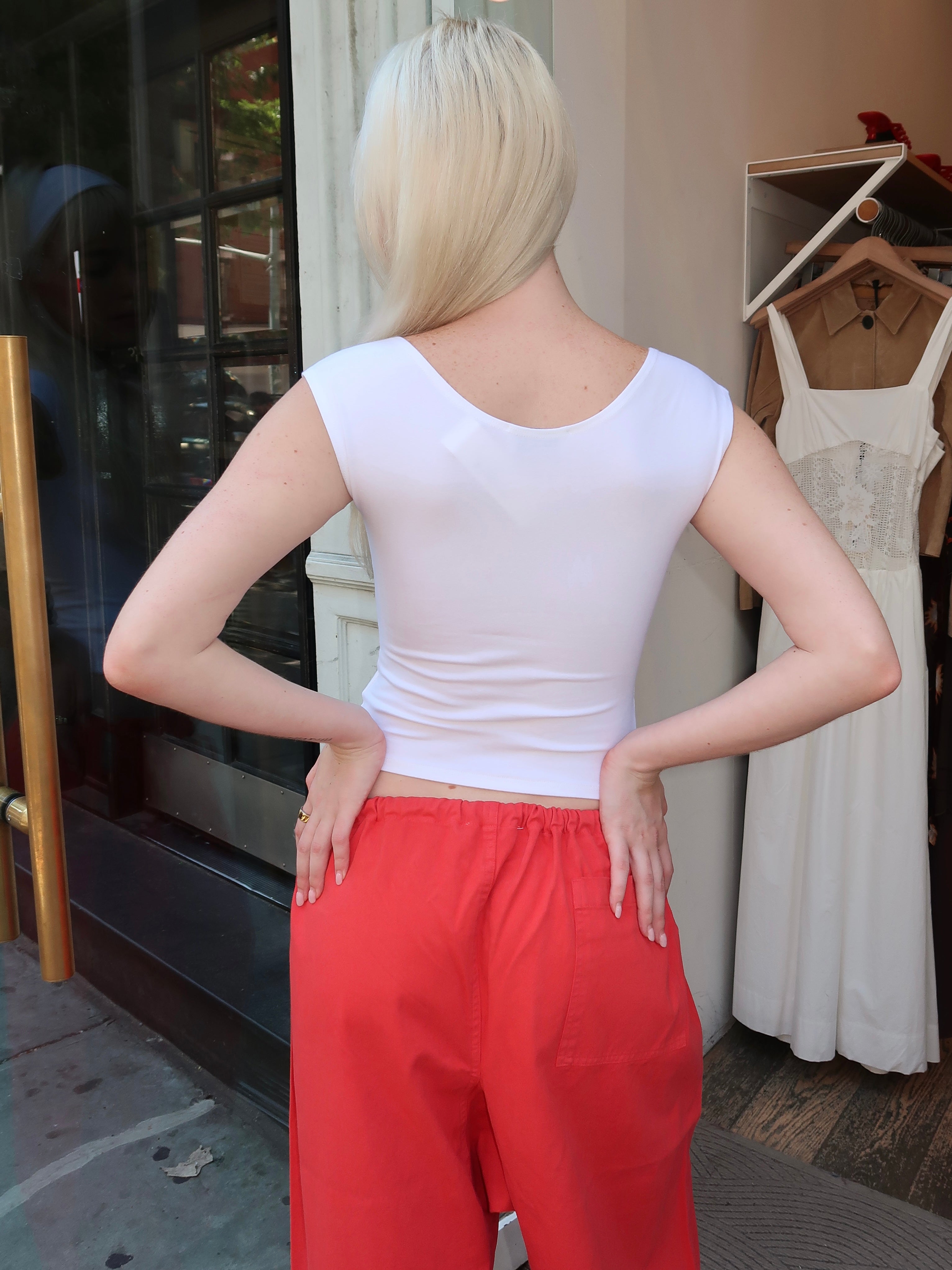 El Tigre Everyday Top in White