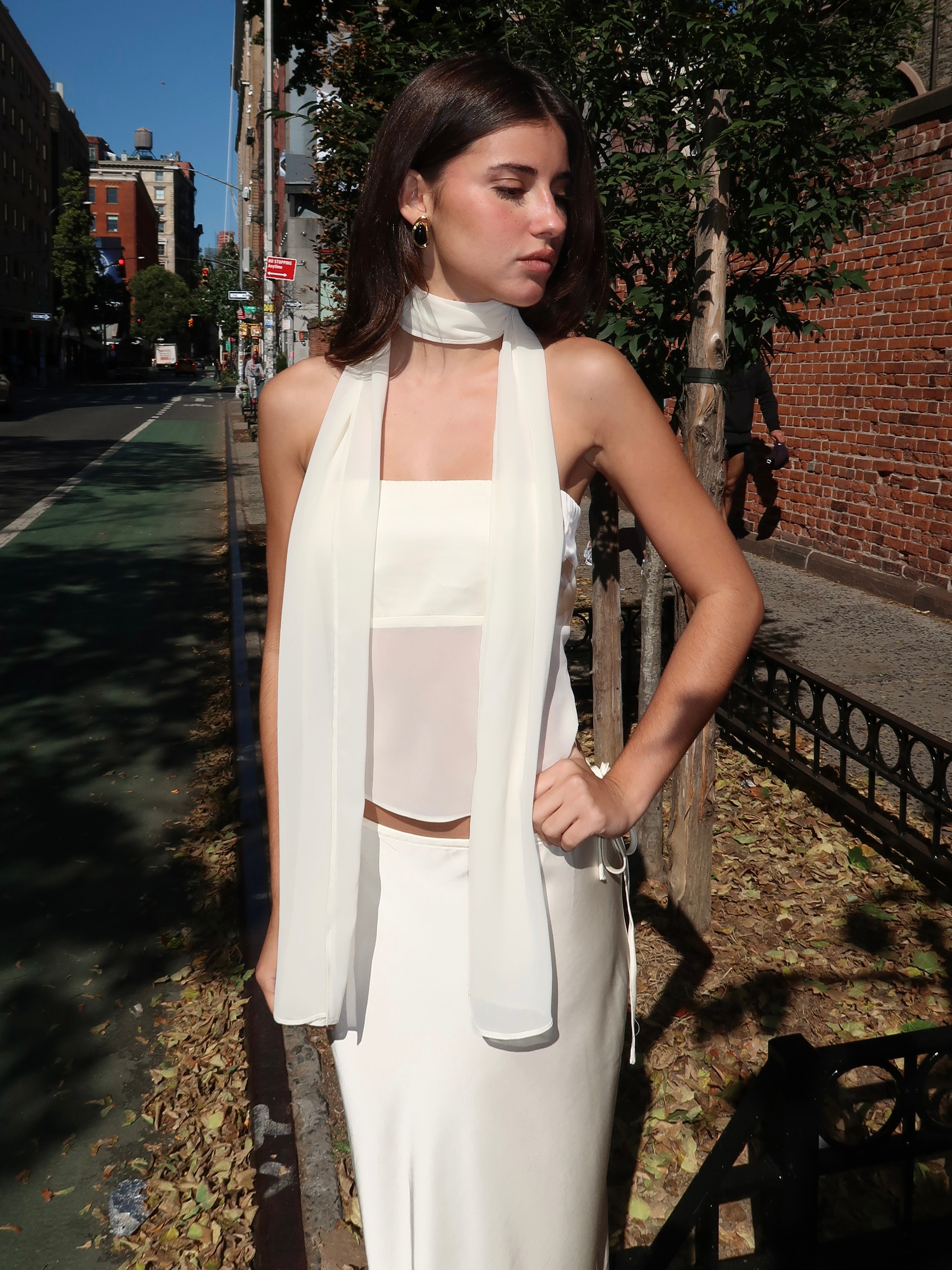 Beso Tube Top in Cream