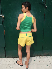 Yellow & Green Made Some Short Shorts
