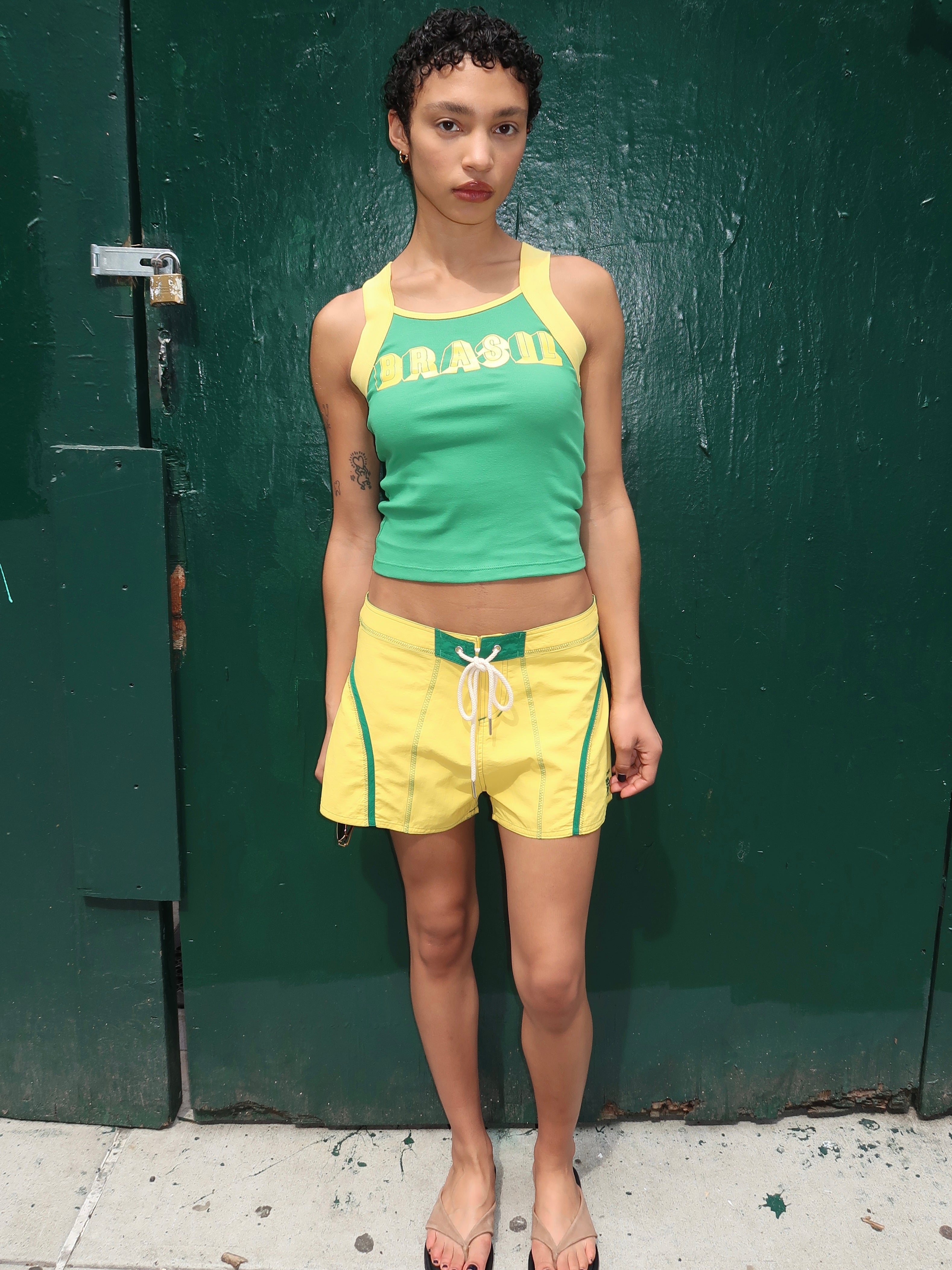 Yellow & Green Made Some Short Shorts
