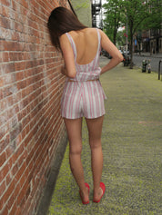 Luda Mini Short in Watermelon Stripe