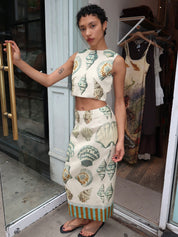 Lynne Skirt in Somers Shell Cream