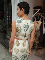 Royce Top in Somers Shell Cream