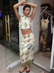 Lynne Skirt in Somers Shell Cream