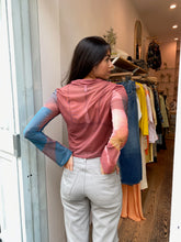 Load image into Gallery viewer, Mesh Tie Shirt in Mix Print
