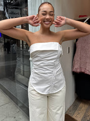 Nessah Top in White