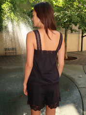Cristina Top in Mila Lace Black