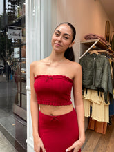 Load image into Gallery viewer, Kenzie Tube Top in Red
