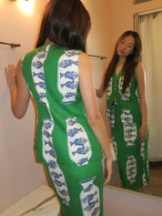 Lachlyn Vest in Herring Green