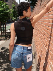 Karla Sheer Top in Black