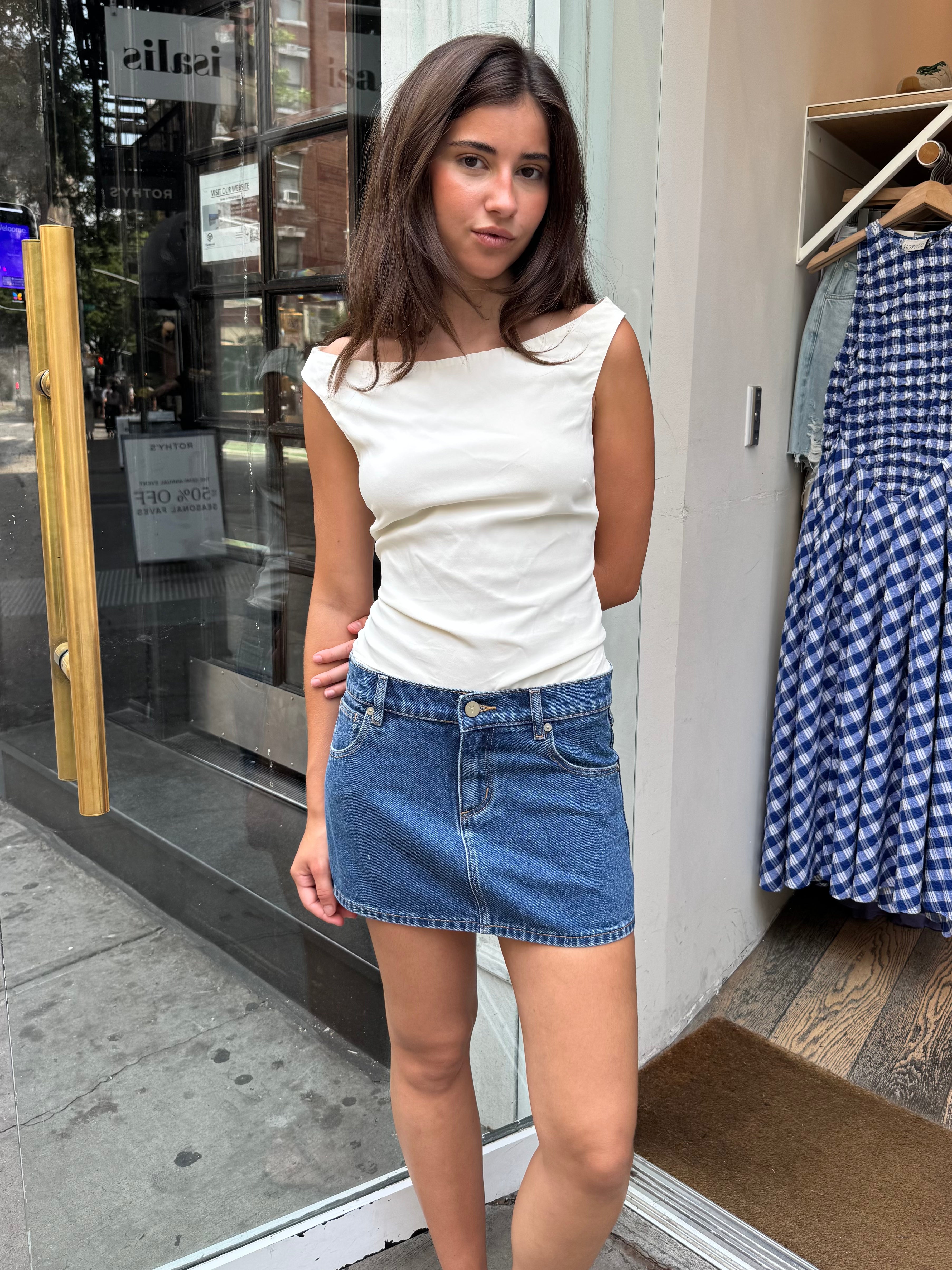 99 Skirt Bella in Mid Blue