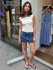 99 Skirt Bella in Mid Blue