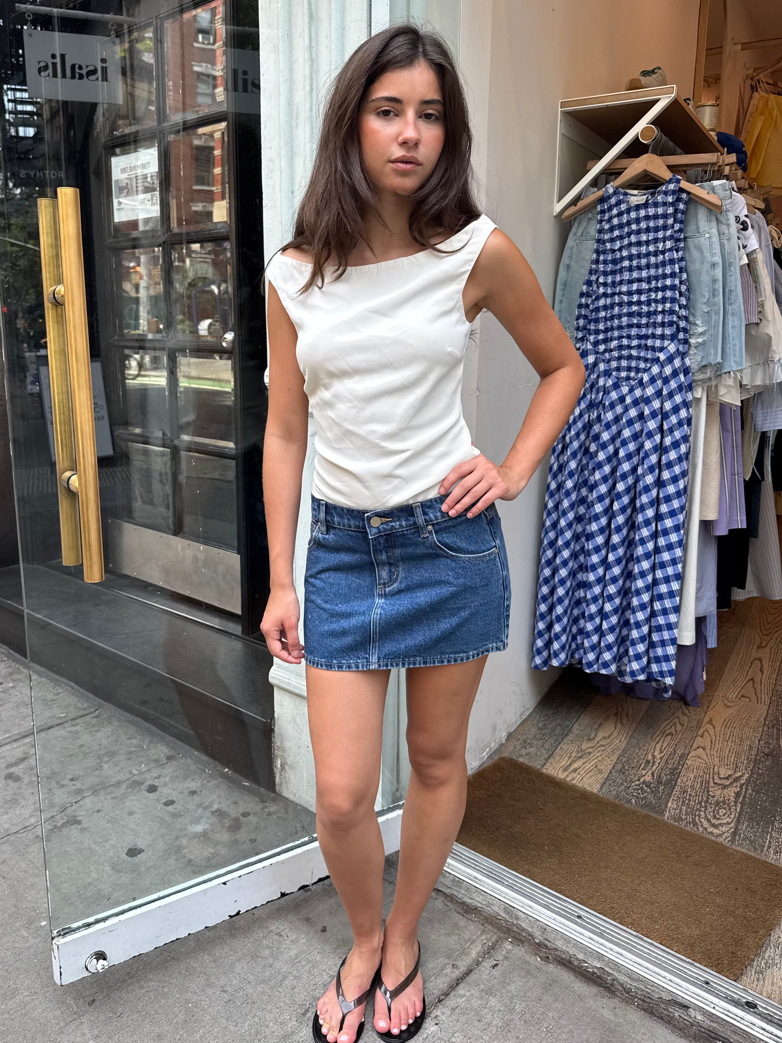 99 Skirt Bella in Mid Blue