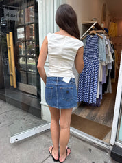 99 Skirt Bella in Mid Blue