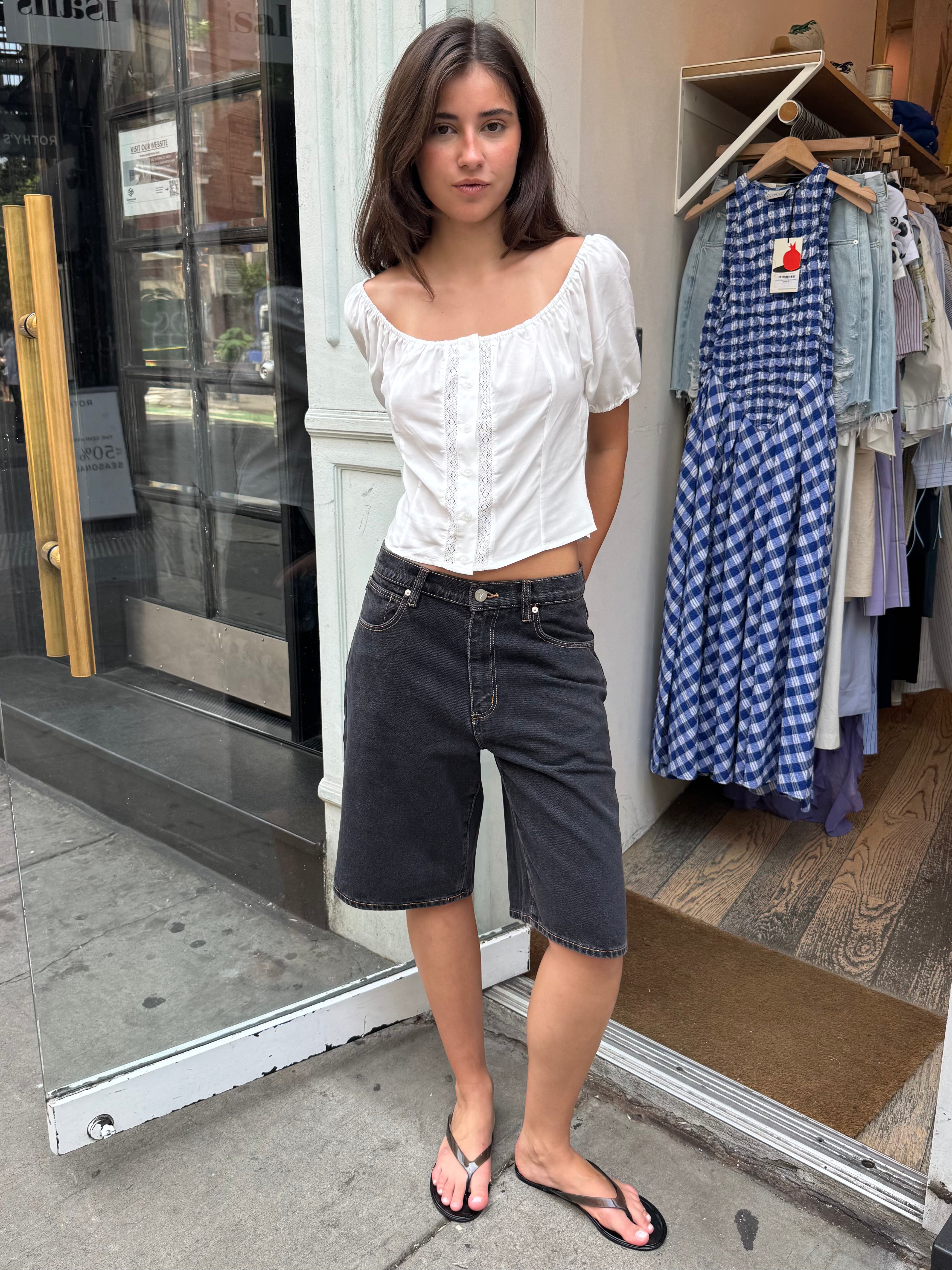 95 Jort Cara in Washed Black