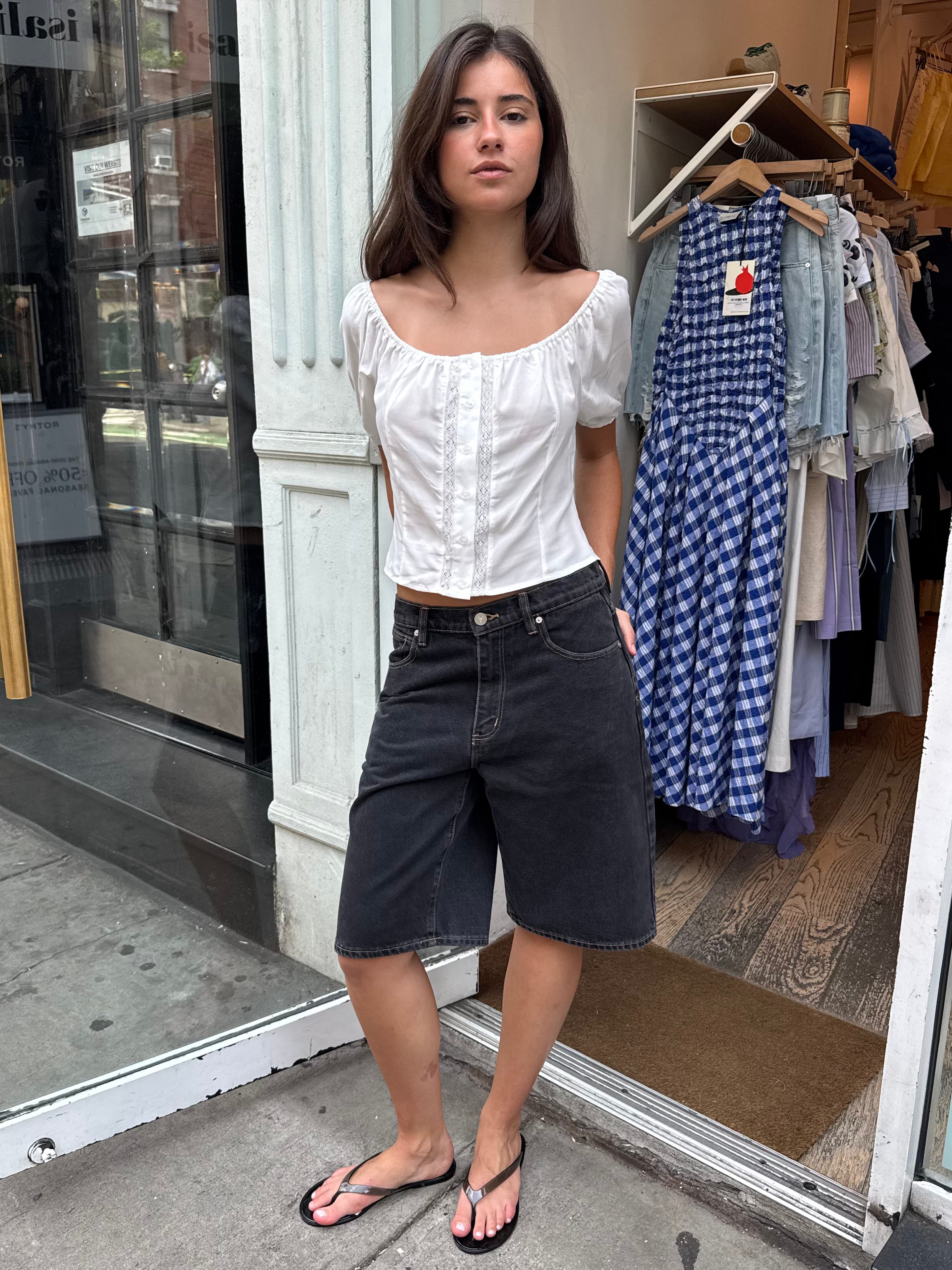 95 Jort Cara in Washed Black