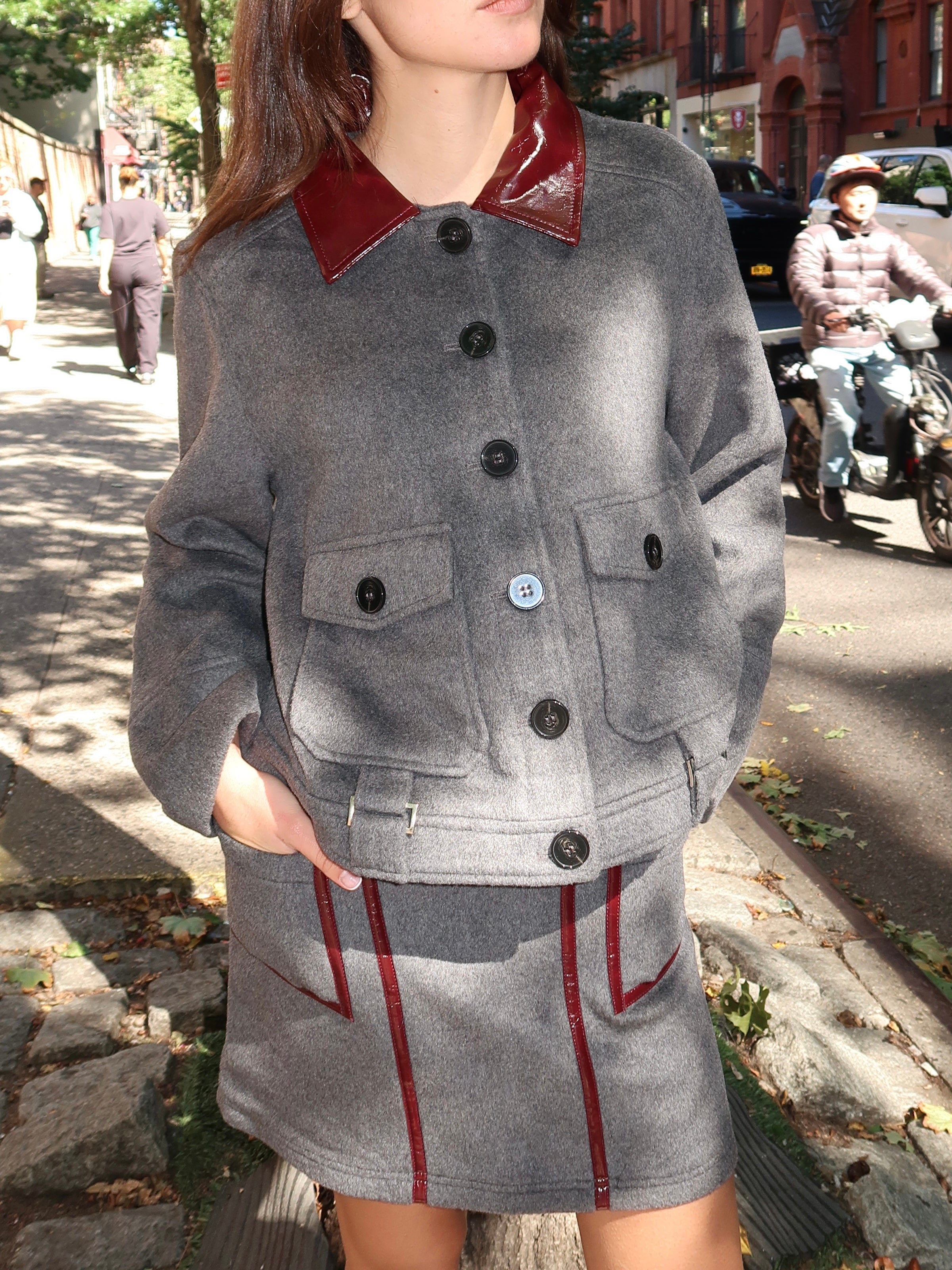 Bruna Grey Jacket