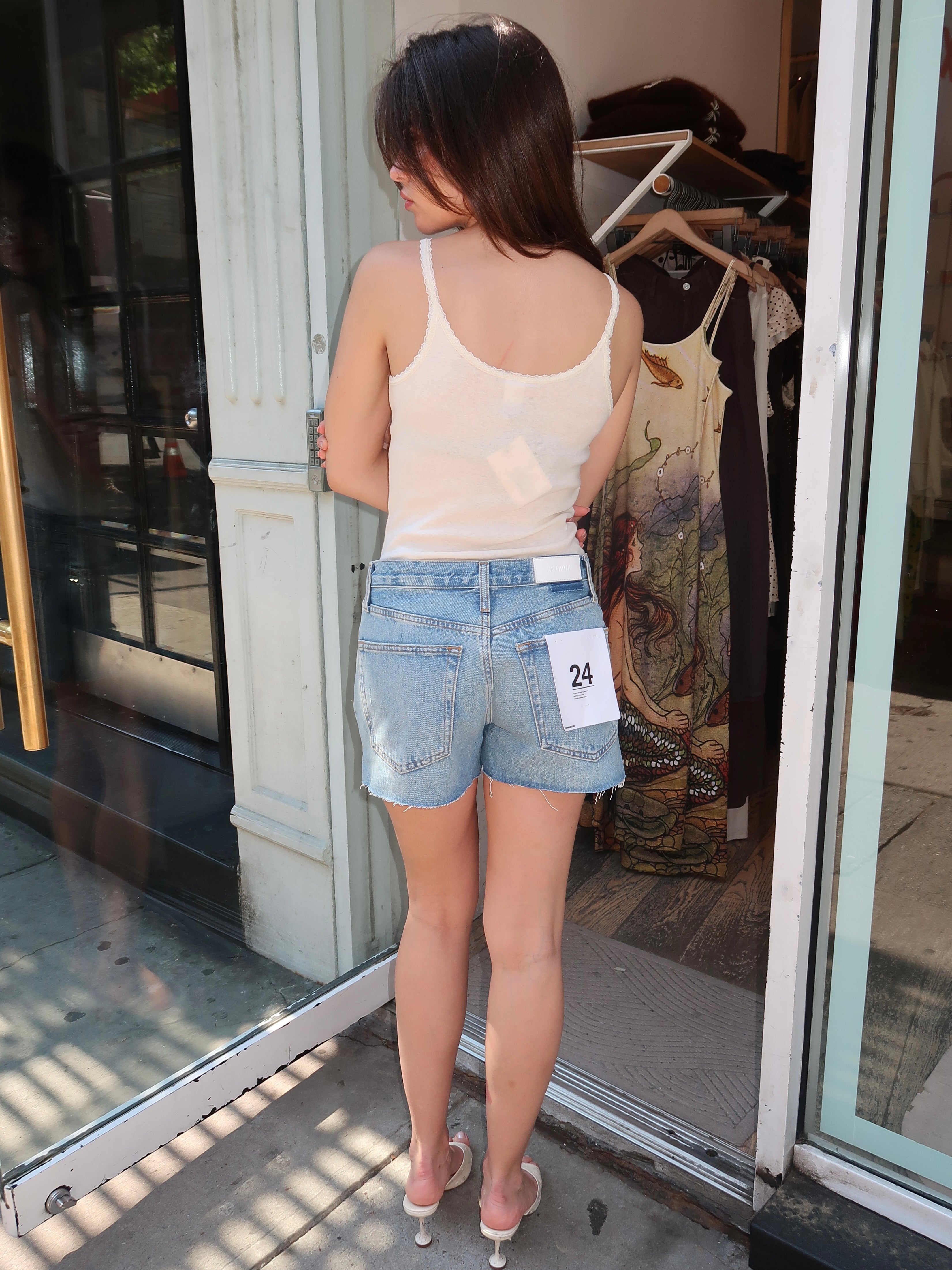 The Breezy Short in Aged Worn Blue