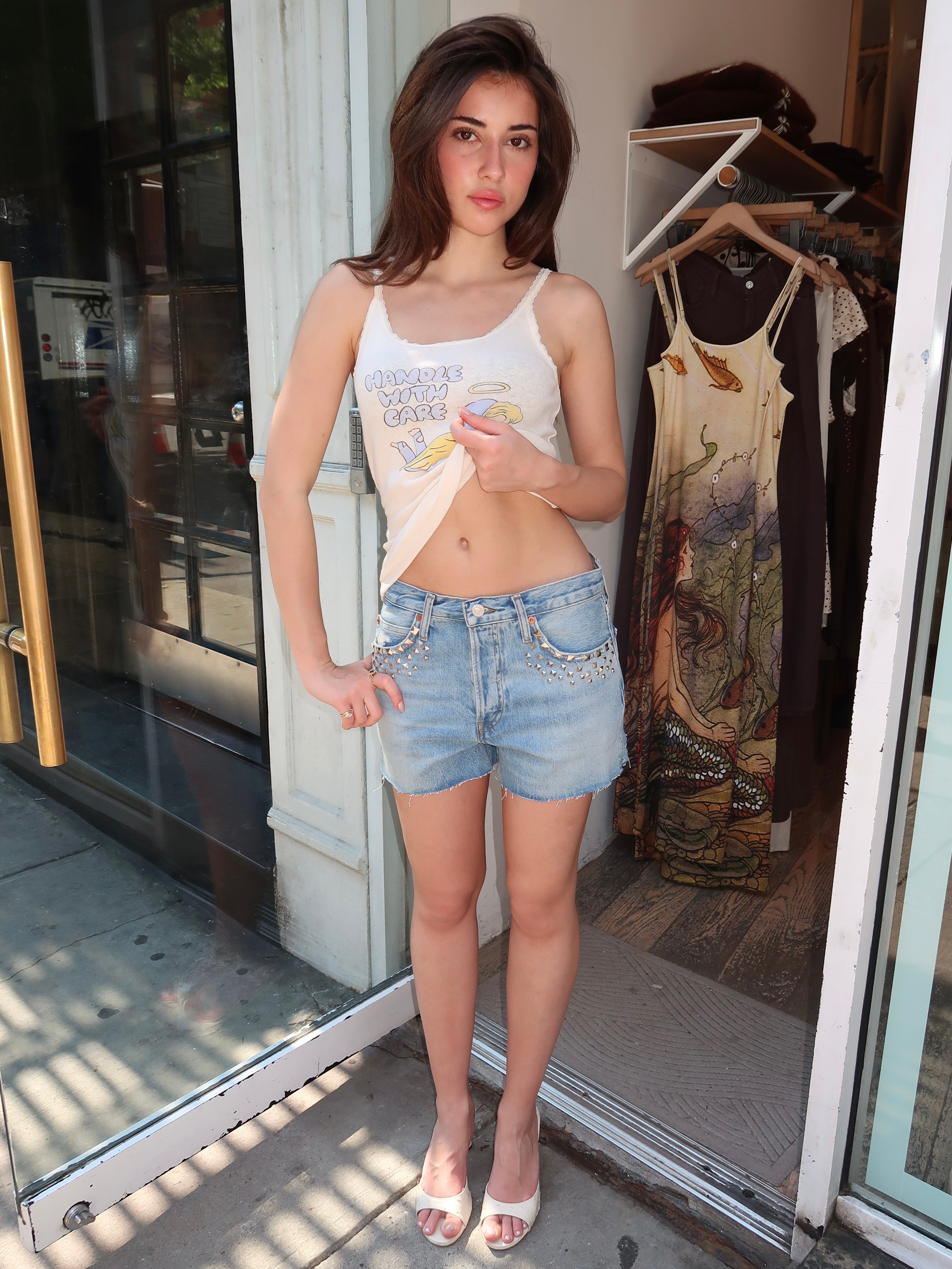 The Breezy Short in Aged Worn Blue