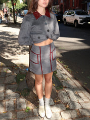 Frankie Grey Short Skirt
