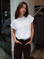 Millie Top in Le Blanc