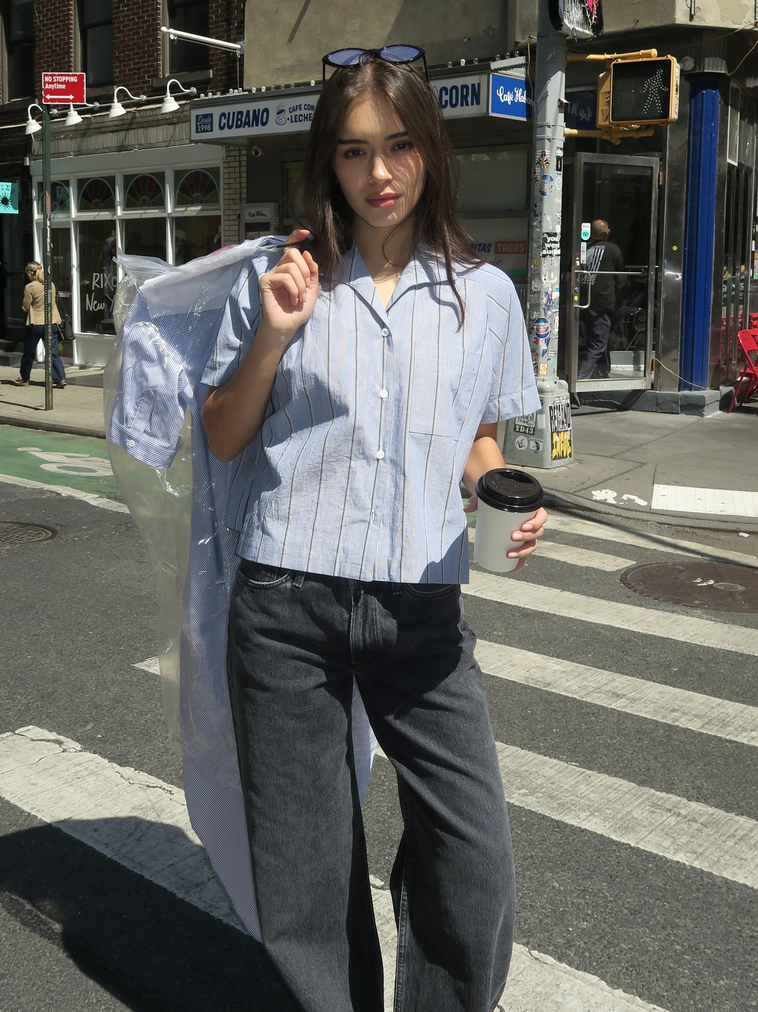 Camp Shirt in Organic Stripe