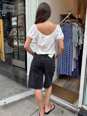 95 Jort Cara in Washed Black