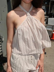Reina Top in Ivory