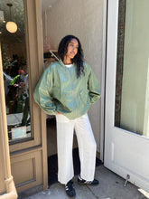 Load image into Gallery viewer, Vondi Oversized Bomber Jacket in Pistachio
