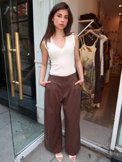 Leena Trousers in Chocolate