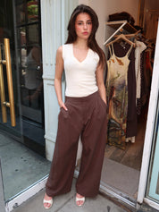 Leena Trousers in Chocolate