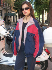 Ferguson Reversible Jacket in Navy Multi