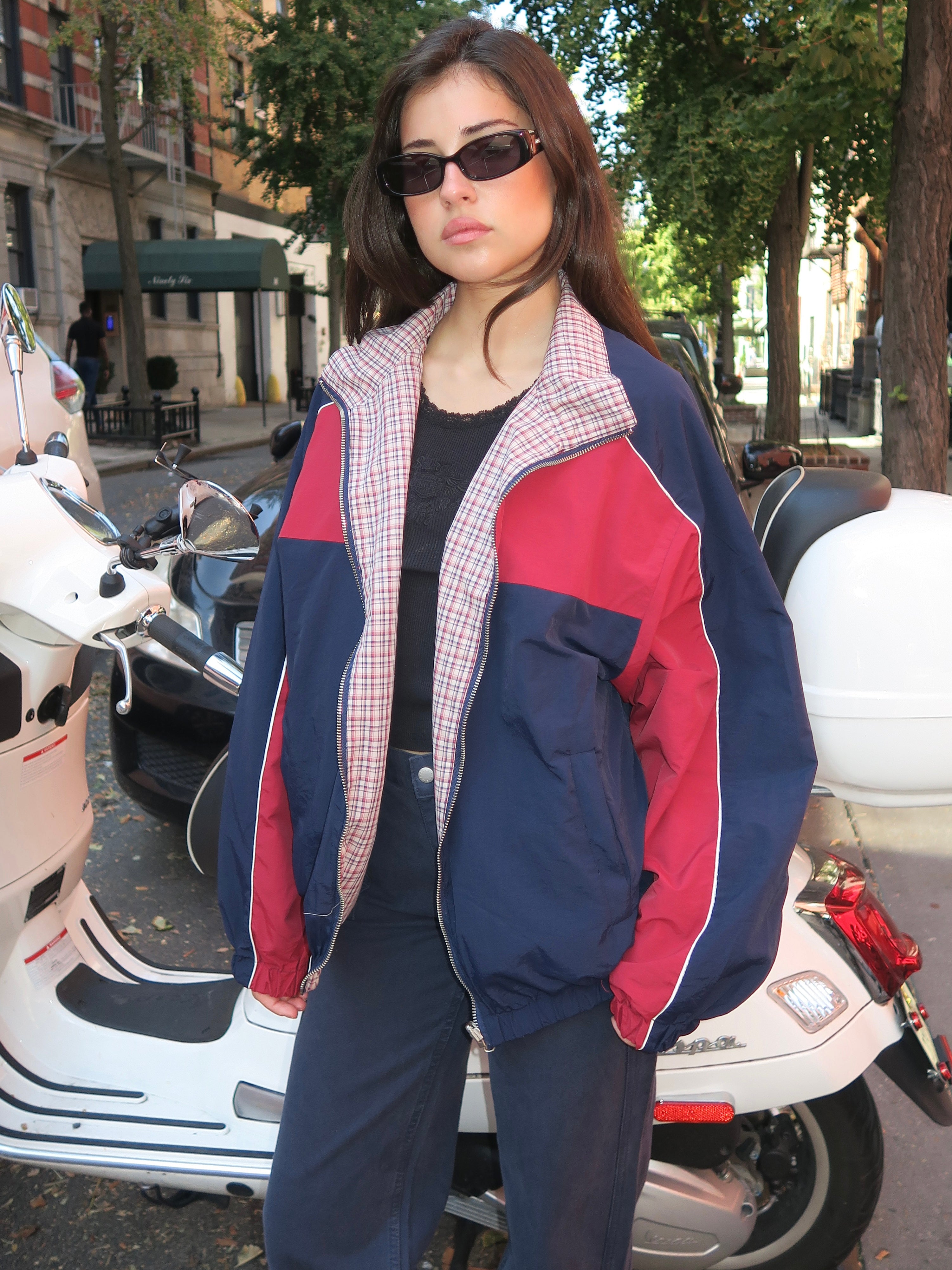 Ferguson Reversible Jacket in Navy Multi