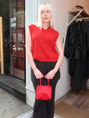 Little Silk Bag in Red