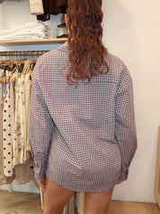 Danbury Button Up in Brown Plaid