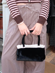 Estelle Bag in Black & Ivory