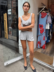 Alima Draped Mini Bloomers in H.Grey