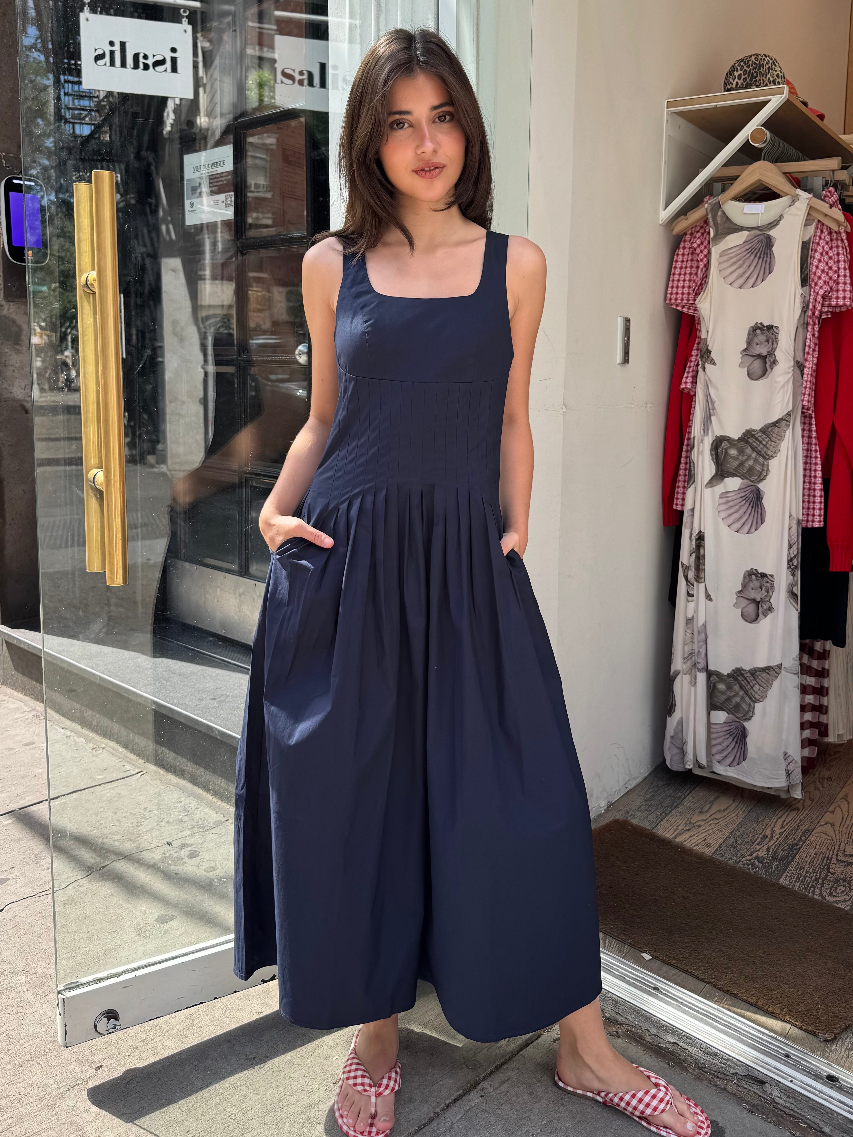 Aeryn Jumpsuit in Navy