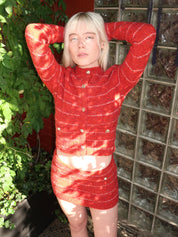 Carline Cardigan in Red
