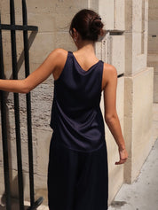 Mikayla Tank Top in Navy