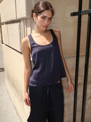 Mikayla Tank Top in Navy