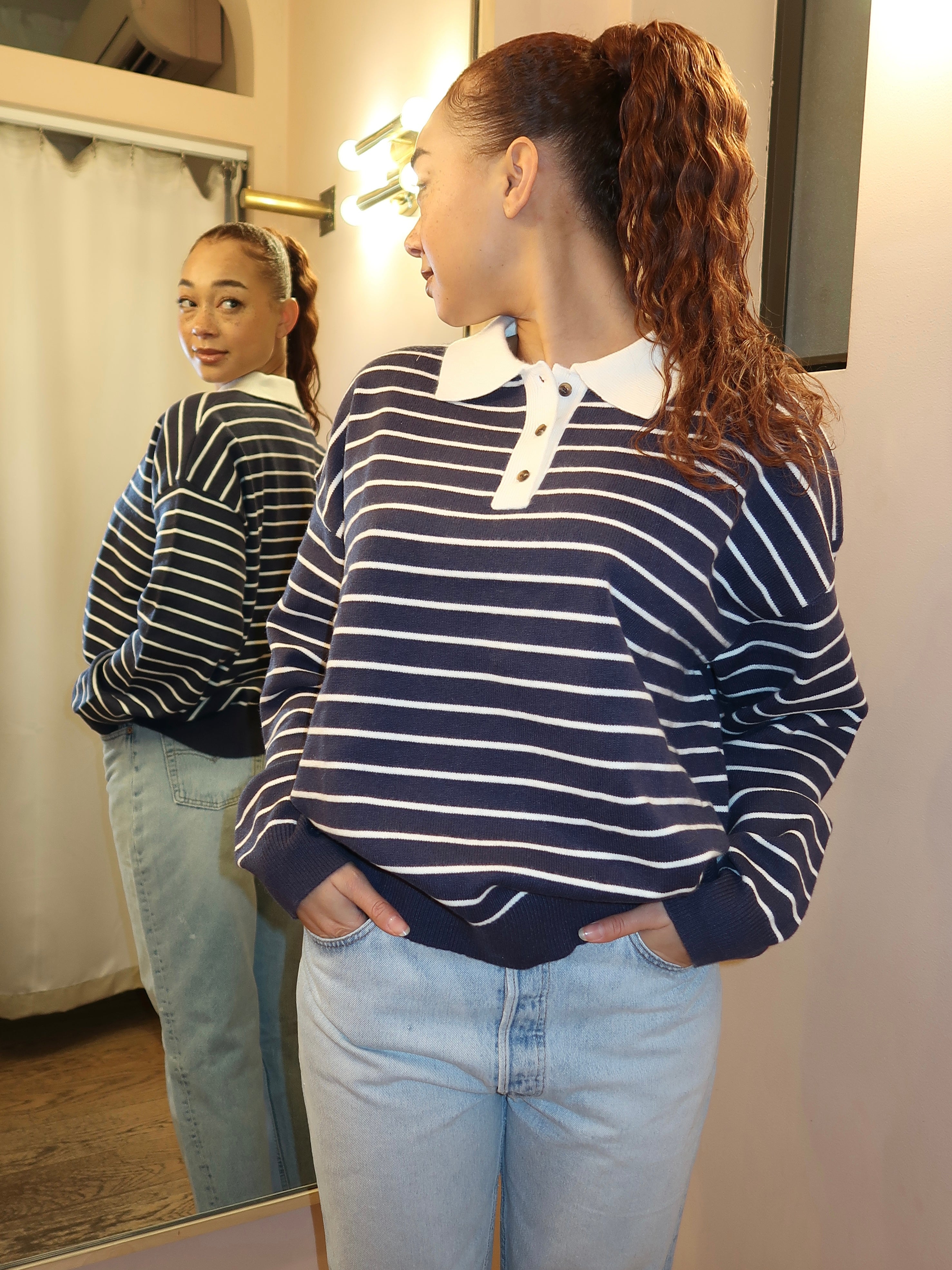 Alameda Sweater in Navy