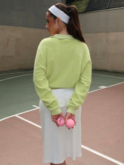 Cupcake Cardigan in Limeade
