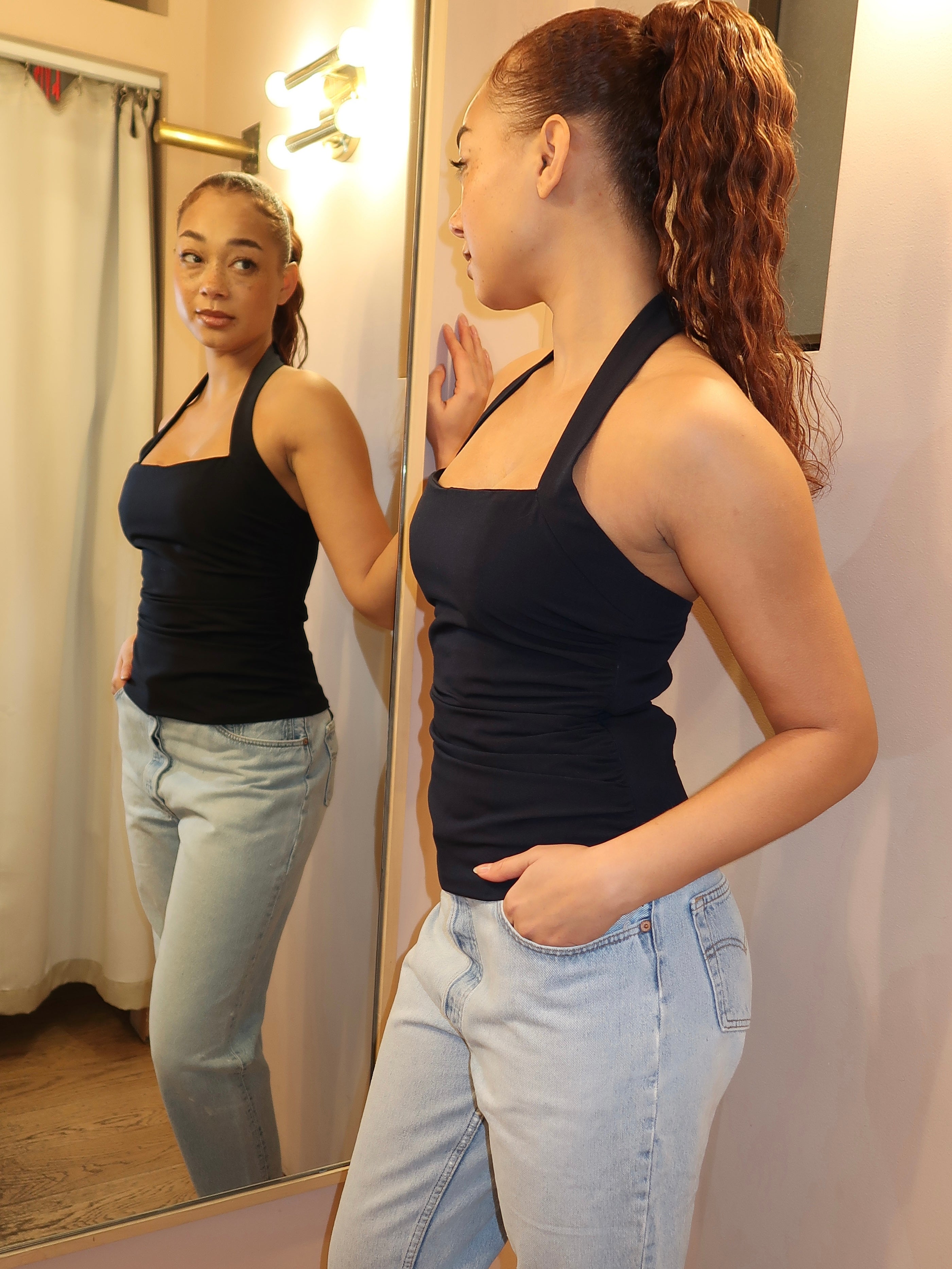 Ventura Top in Navy