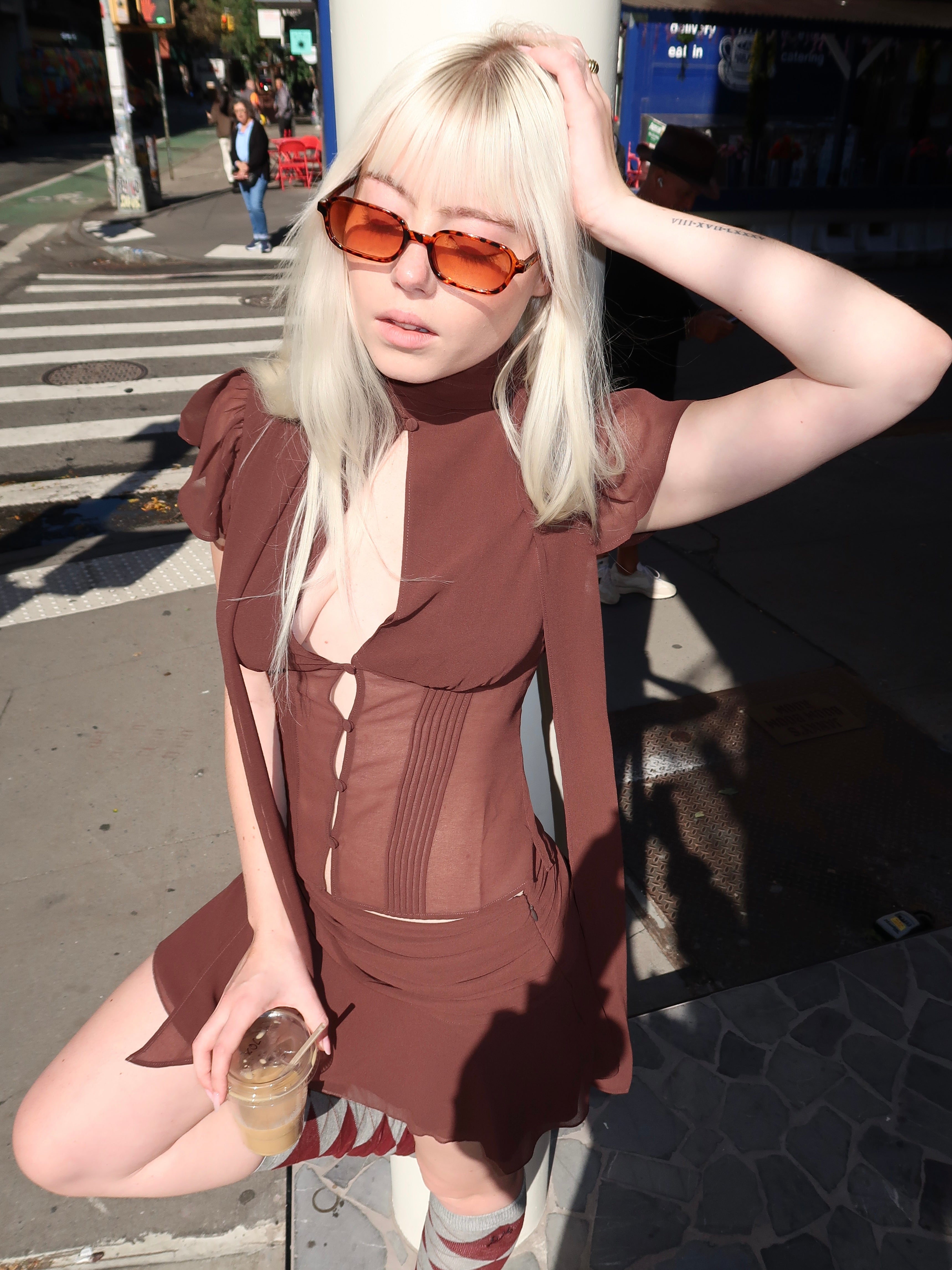Ara Top in Espresso