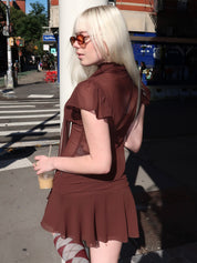 Ara Top in Espresso