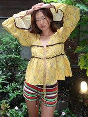 Riby Blouse in Yellow